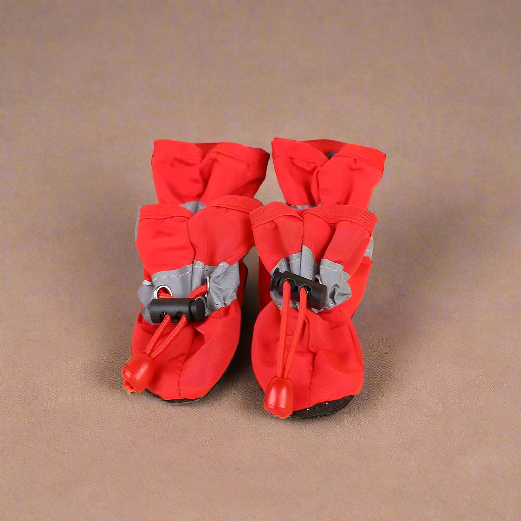 4Pcs Water-Resistant Dog Shoes for Small Dogs - Protect Your Pet'S Paws and Keep Them Dry,Outdoor Rain Boots for Dogs
