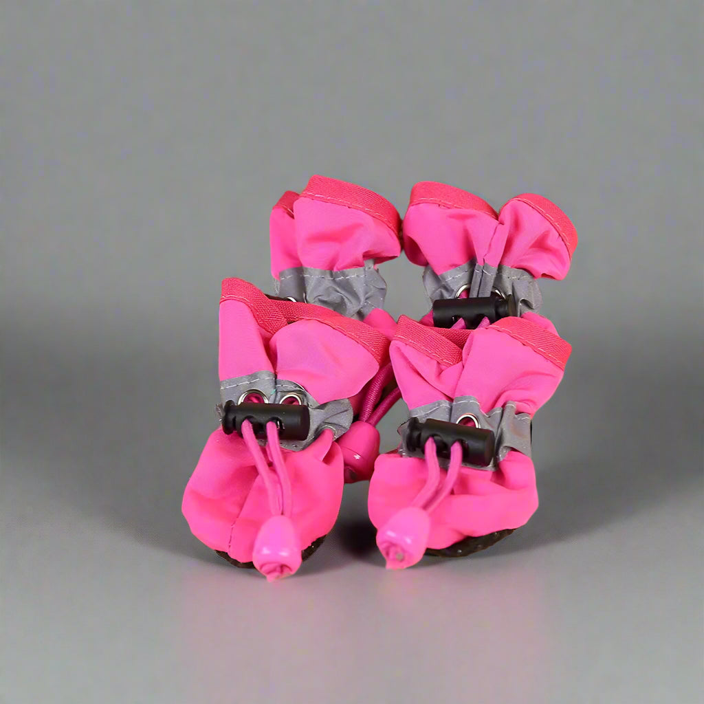 4Pcs Water-Resistant Dog Shoes for Small Dogs - Protect Your Pet'S Paws and Keep Them Dry,Outdoor Rain Boots for Dogs