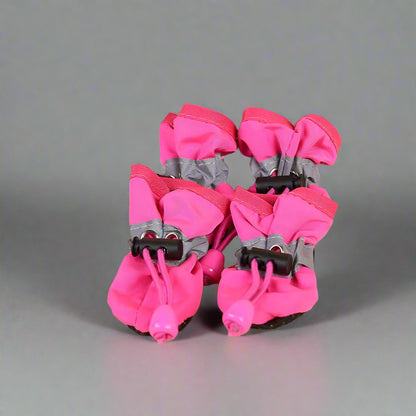 4Pcs Water-Resistant Dog Shoes for Small Dogs - Protect Your Pet'S Paws and Keep Them Dry,Outdoor Rain Boots for Dogs