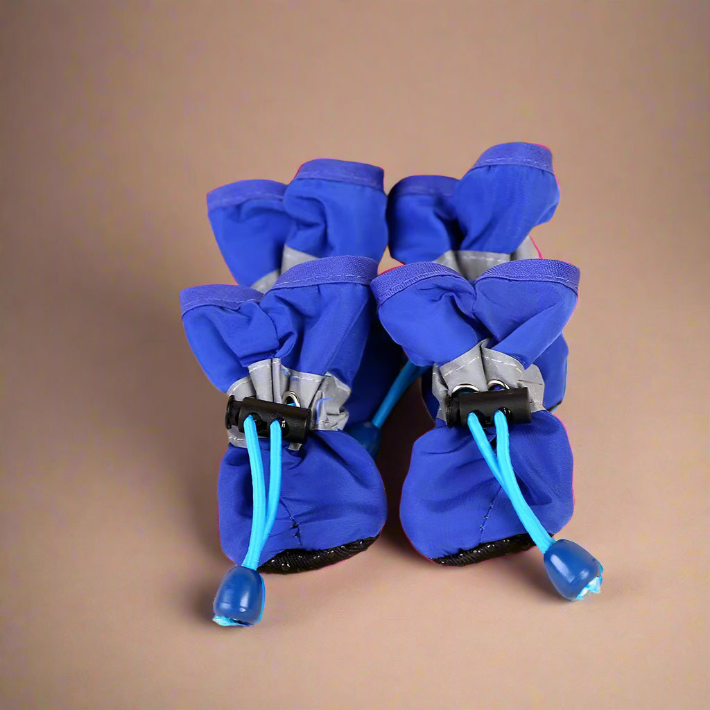 4Pcs Water-Resistant Dog Shoes for Small Dogs - Protect Your Pet'S Paws and Keep Them Dry,Outdoor Rain Boots for Dogs