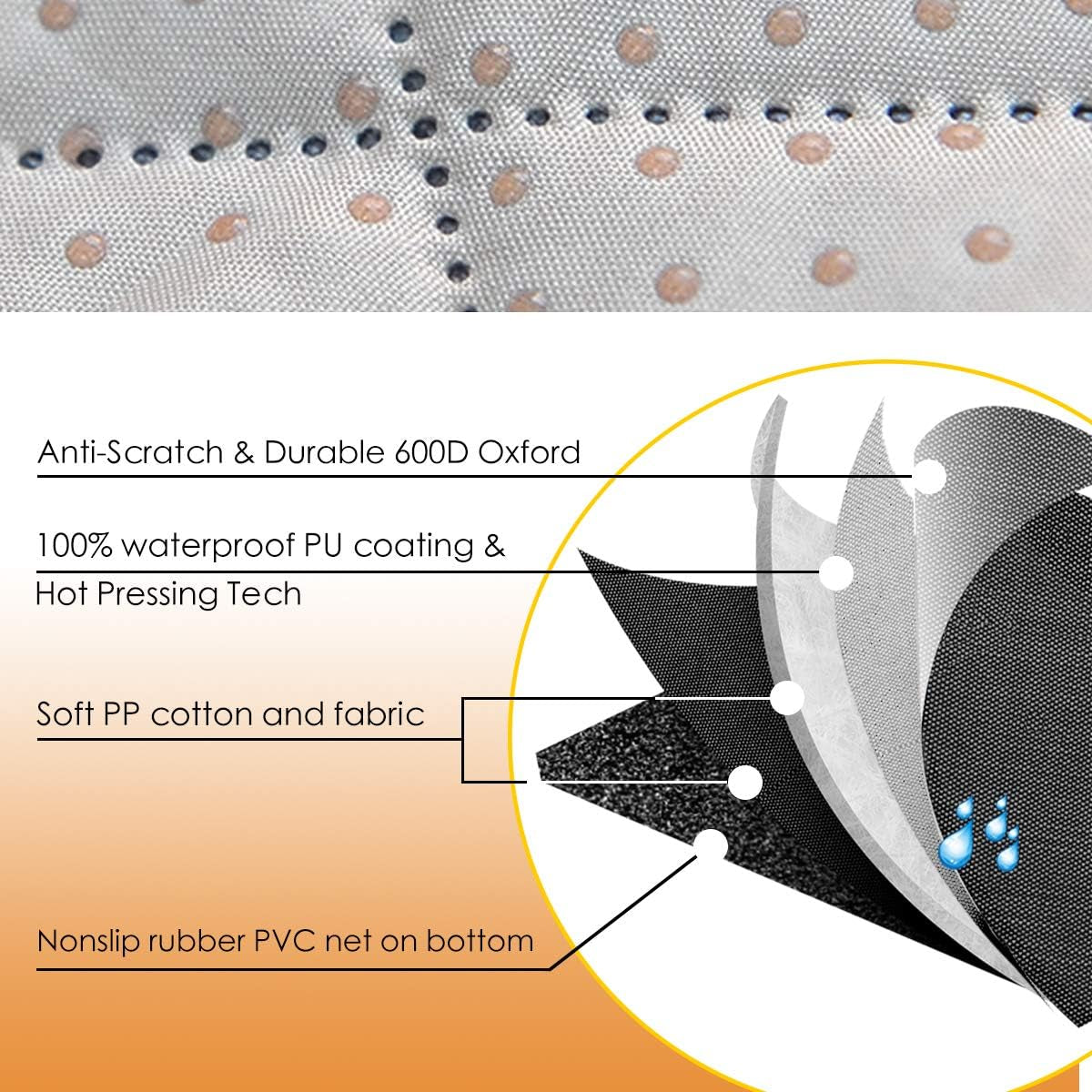 Waterproof Dog Car Seat Cover – Backseat Protector